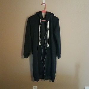 Women's Long zip sweatshirt hoodie